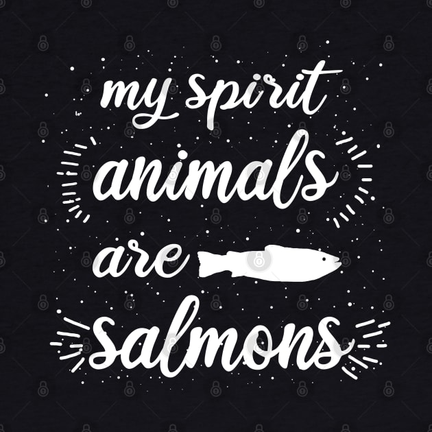 My spirit animal salmon Norway fishing love by FindYourFavouriteDesign